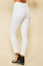 The Devil's In The Details White Distressed Jeans